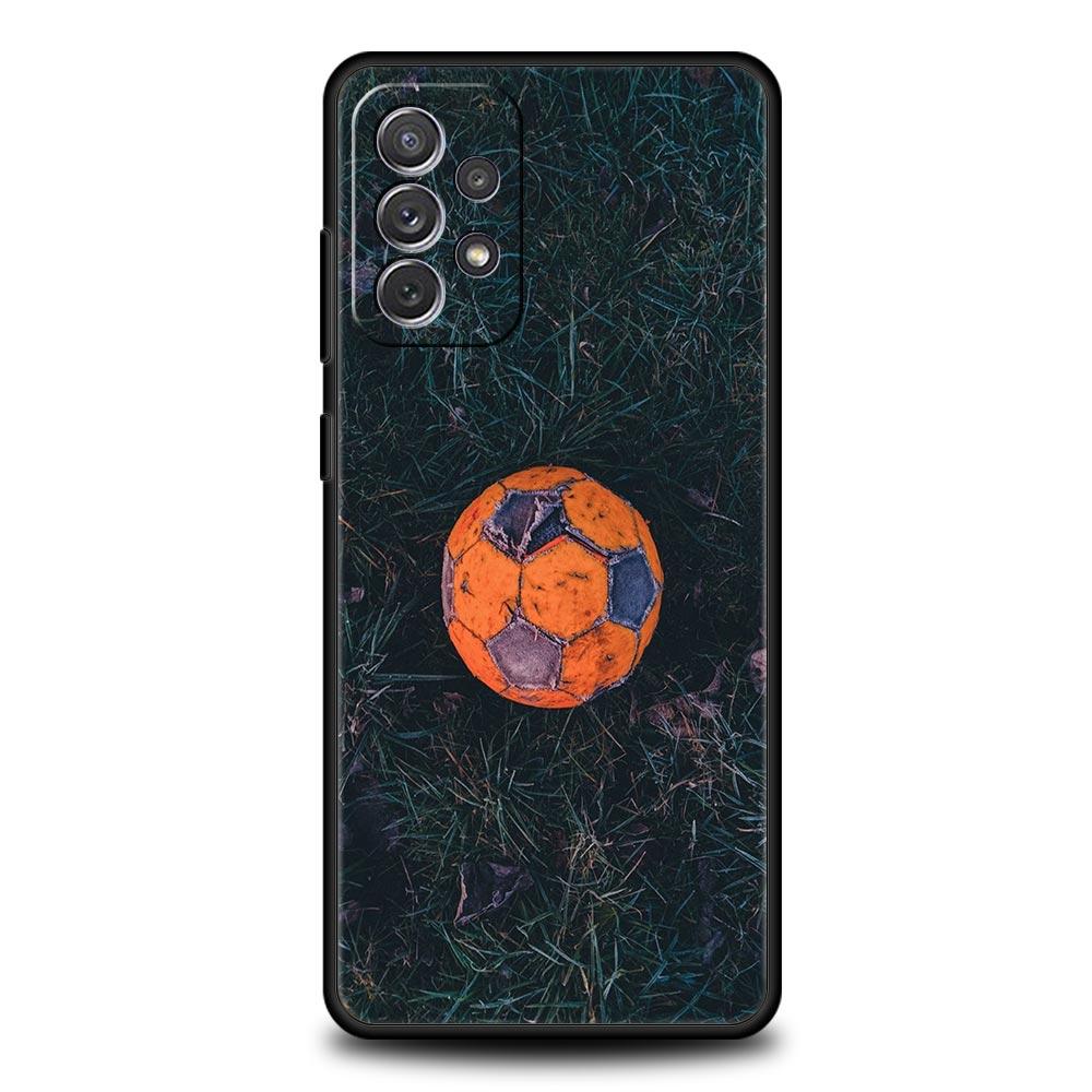 Football Phone Case for Samsung A51 A71 A72 A21S A12 A11 A15 A25 A31 A41 A23 A33 A53 A73 A03S A05S A13 5G A35 A55 Cover