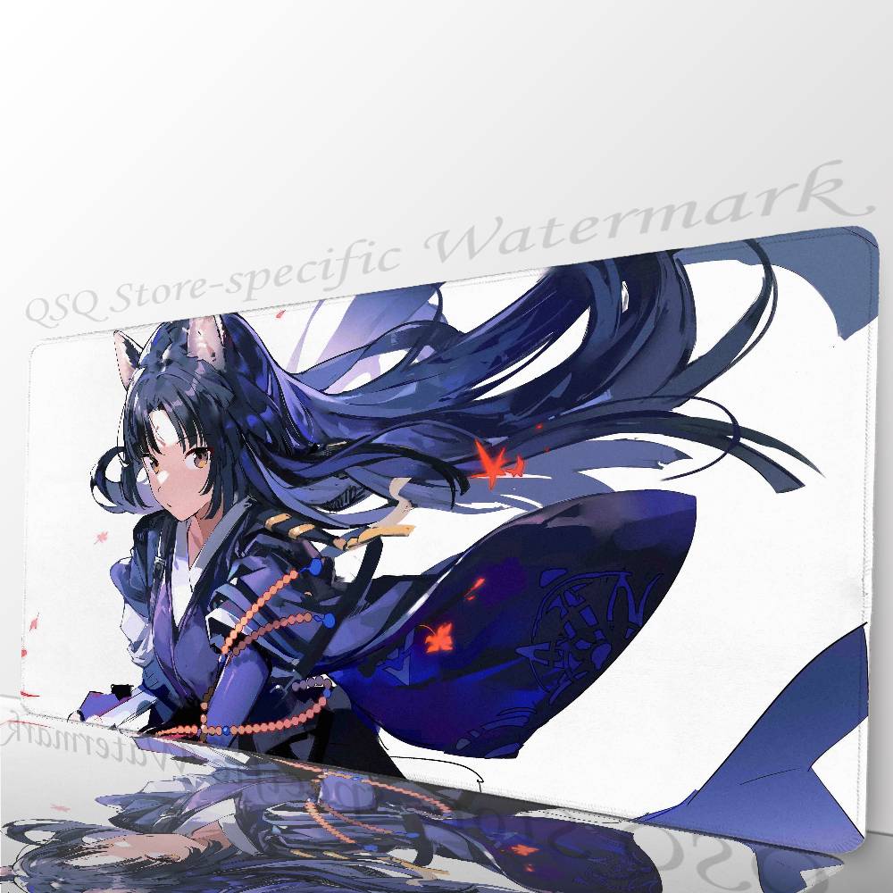Saga Animated Game A-Arknights Mousepad Mouse Mat Desk Mat With Pad Gaming Accessories Prime Gaming XXL Keyboard Pad Padding M