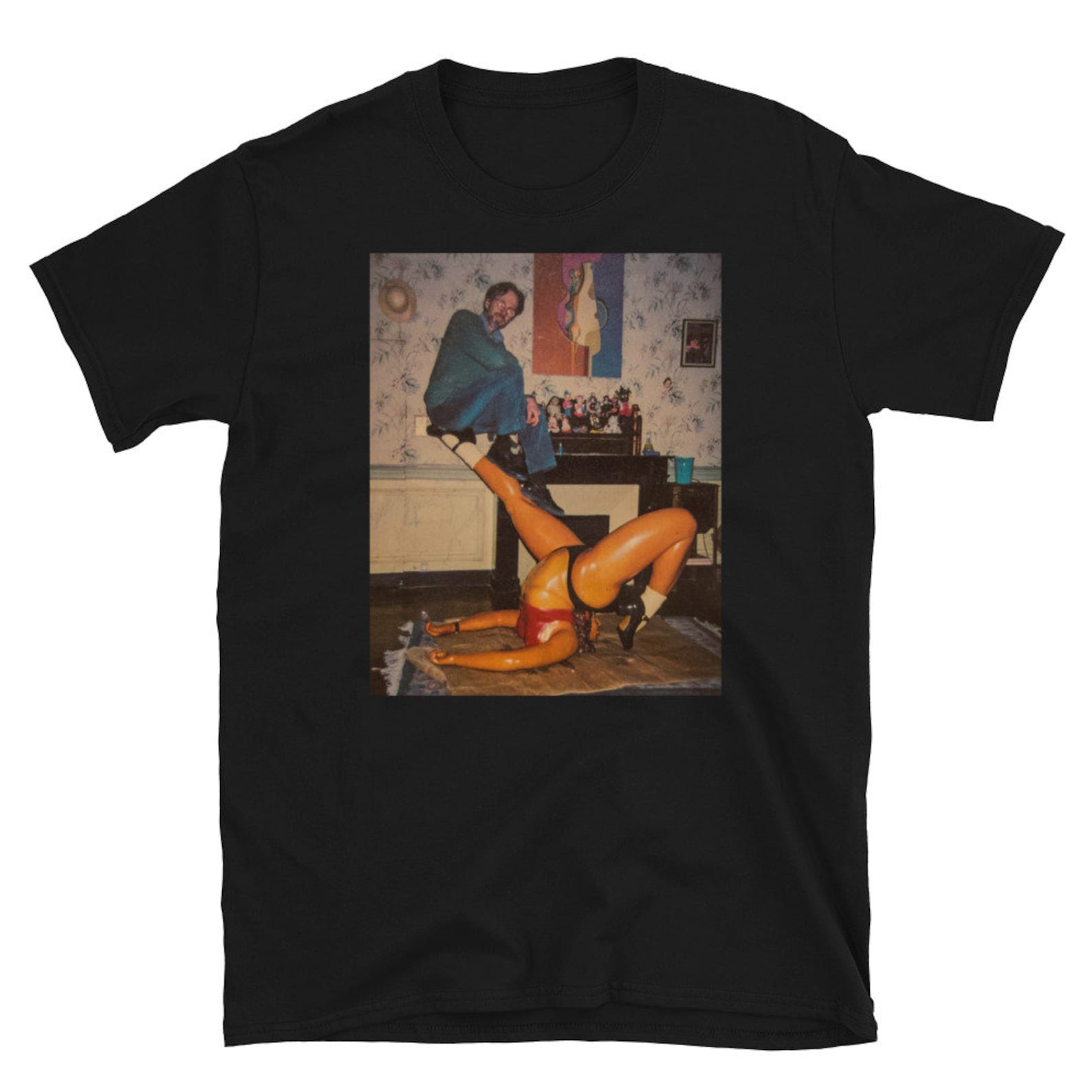robert crumb sitting on devil girl replica cursed image T-Shirt S
