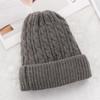 Winter Warm Soft Casual Ski Hats Thick Fleece Hedging Cap Slouchy Bonnet Wool Knitted Beanies