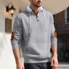Men's Trendy Loose Hooded Jacquard Sweatshirt - Casual Long Sleeve Fashion Sportswear
