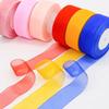 Dark Colors 4cm Chiffon Colorful Ribbon Chiffon Ribbon Solid Silk Satin Ribbons Organza Satin Ribbons Gift Wrapping Ribbons