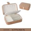 Double Layer Large Capacity Flannel Jewelry Box for Earrings, Necklaces, and Rings