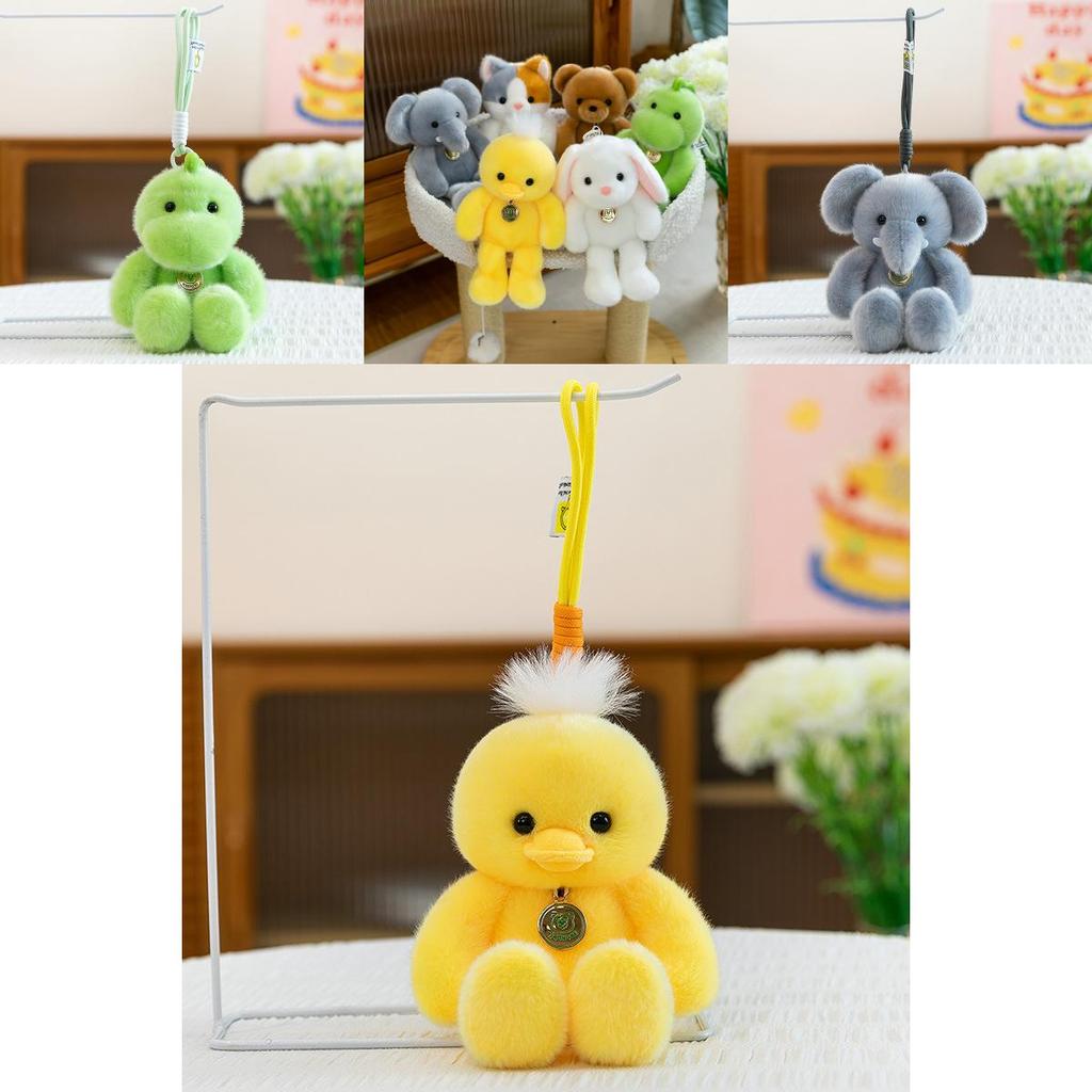 Plush Bunny Pendant Soft Toy For Kids Gift And Backpack Decoration