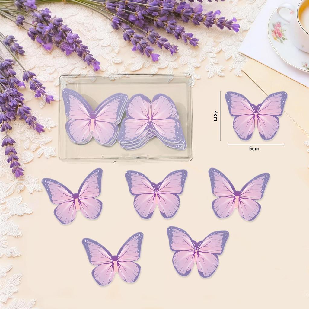Edible Wafer Paper Butterfly Decoration for Desserts and Cold Dishes