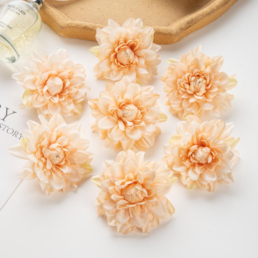 Silk Artificial Flower Chrysanthemum DIY Gifts Candy Box Wedding bridal bouquet Festival Home Room Outdoor Garden Decora Wreath