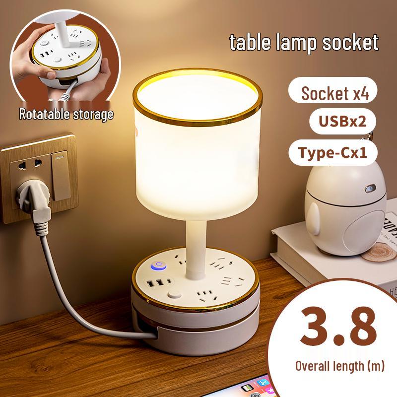 Compact Luxury Night Lamp for Bedroom - Modern Bedside Sleep and Breastfeeding Light
