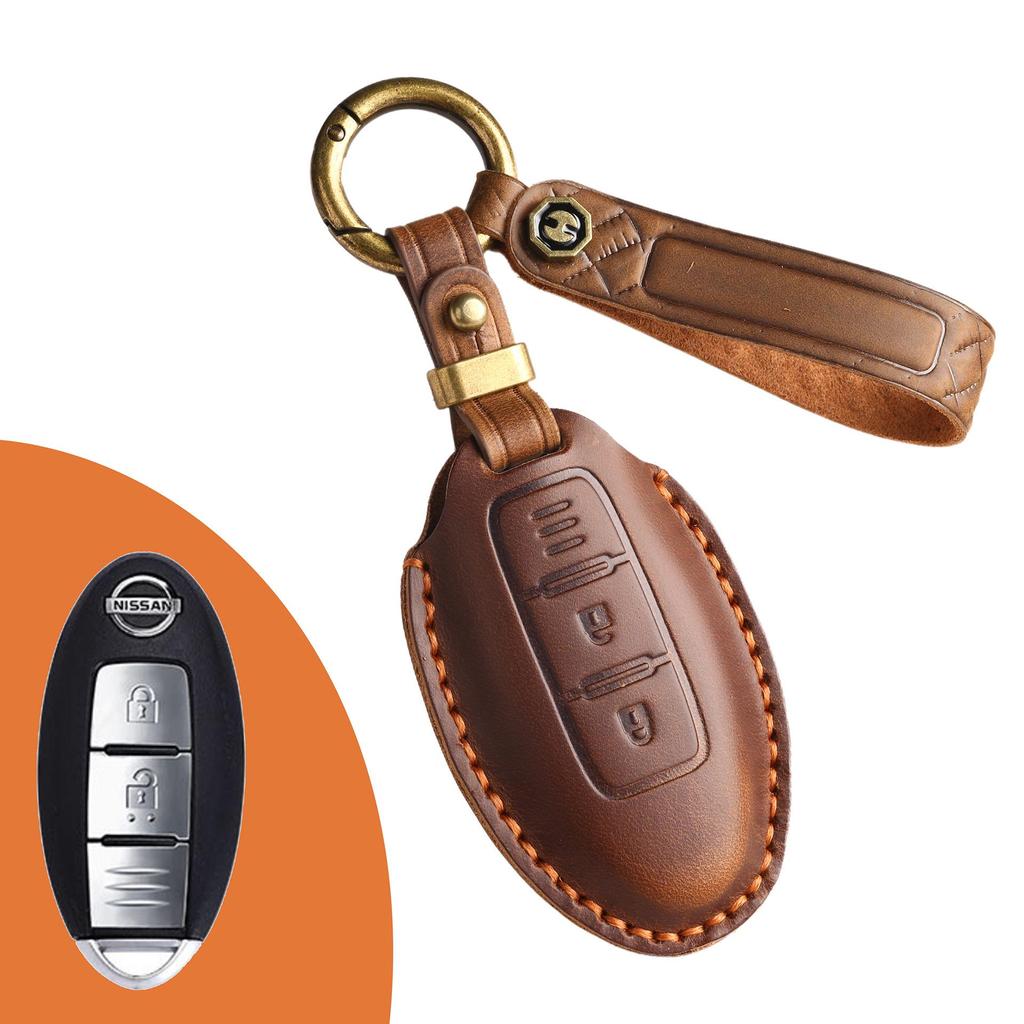 Nissan Key Cover for X-Trail, Qashqai, Tiida, Teana, Sylphy - Retro Style Protective Shell