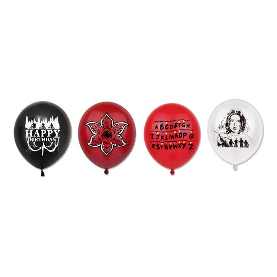 Geburtstagsfeier Dekorationen Happy Birthday Banner Luftballons Cake Topper Cupcake Einstecker Set Anime Themenparty Zubehör für Geburtstag Weihnachten
