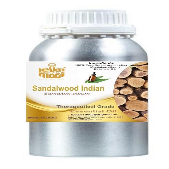 Levenmooi Sandalwood Indian (Santalum Album) Pure & Natural Therapeutic Grade Essential Oil Glass