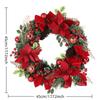 Christmas Wreath for Front Door Window Artificial Wreath Garland Rattan Set Xmas New Year Navidad Home Christmas Decoration