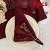 Tablecloth Napkin Durable Polyester Thick Placemat Reusable For Kitchen Dining Wedding Decoration Home