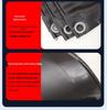 Black PVC Waterproof Anti-Aging Sunshade Tarpaulin - Outdoor Heat Insulation, Rainproof, Sunscreen Oilcloth.