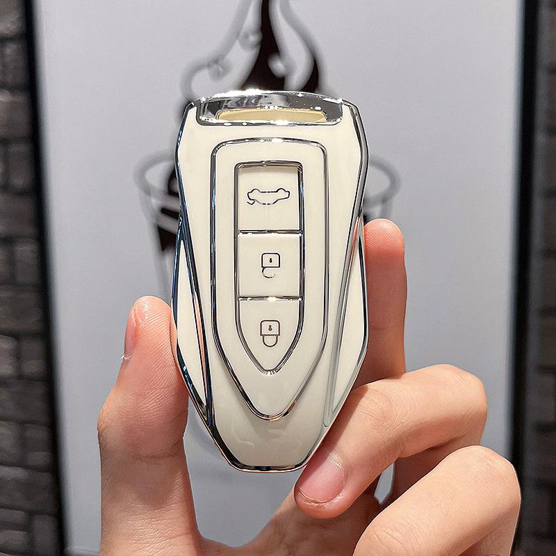 TPU Car Key Cover Remote Control Fobs Shell Case Keychain Holder Auto Accessories For Zotye Motor T600 2017 2018 2019 2020 2021
