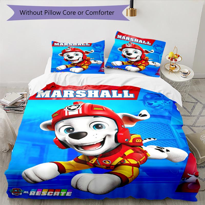 3pcs Paw Paw29 Design Cover Set - HD Printed Bedding with 1 Cover and 2 Pillowcases - Perfect for Home and Dorm Decor