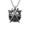 Necklace Men's Versatile Trendy Ax Shield Pendant