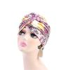 Turban Hat Muslim Hat African Wind Vortex Knotted Chemo Cap Baotou Cap Fashion Hat