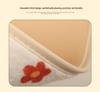 Cute Striped Winter Plush Car Seat Cushion for Nissan and Land Rover Models
