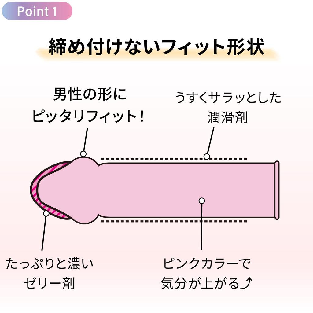 Jex Glamorous Butterfly Melty 10 Pieces Condom Women Moisture Jelly