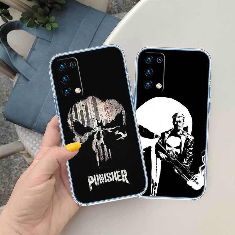 The Punisher Case for Motorola E7 E22 E20 E13 E15 E22S E30 E40 G10 G20 G04 G22 G23 G05 G75 G35 G55 G6 G7 G8 G9 Plus Power Play
