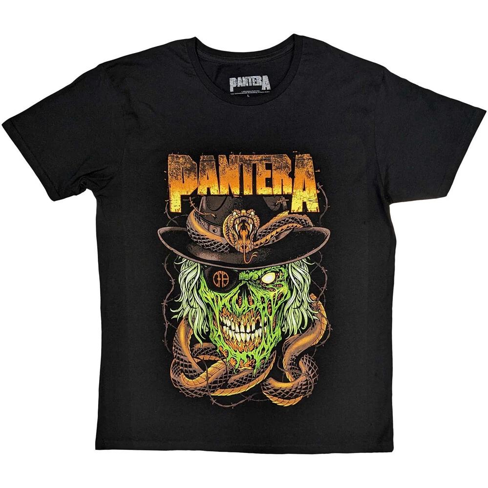 Pantera - Snake & Skull - Black T-shirt XS