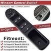 6554KT 6554.KT For Peugeot 307 2002-2014 Car Electric Power Master Window Switch Lifter Console Button 6554KT Front Left Side