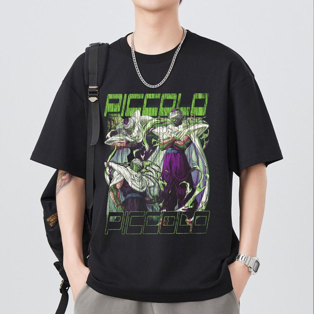 Dragon Ball Z Εκτύπωση Κοντομάνικο Βαμβακερό T-Shirt Son Goku Vegeta Unisex Γυναικεία Ρούχα Harajuku Yk Tee Vintage Casual T-Shirt Μπλούζες