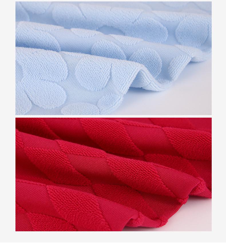 Dyed 100D Polyester Jacquard Towel Fabric for Shoes and Hats