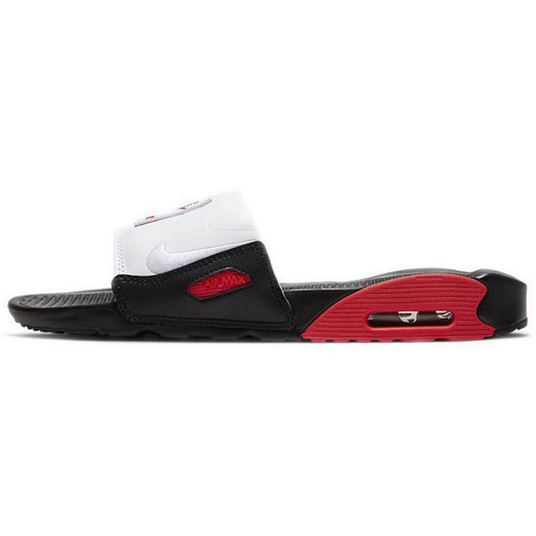 

Nike Air Max 90 Slide Black Чили Красные мужские кроссовки белые BQ4635-003