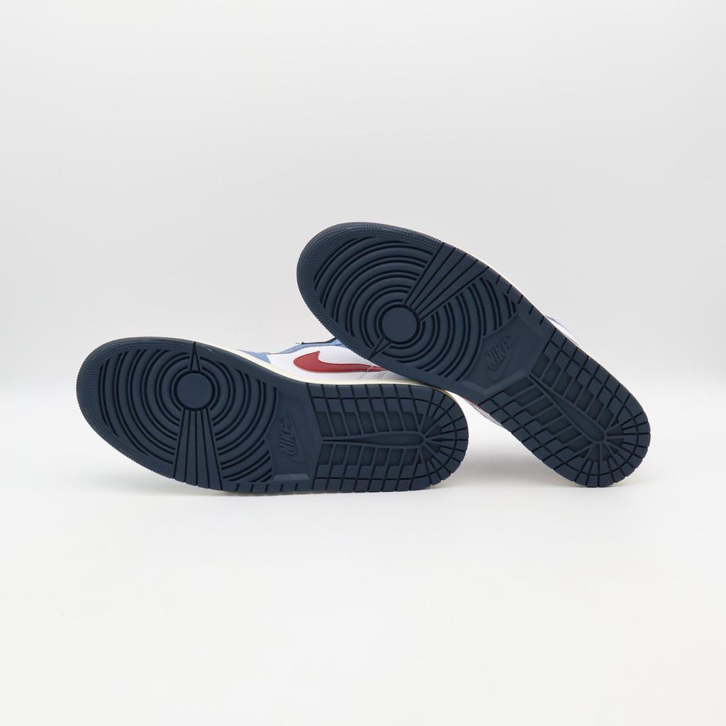 HM3711-144 Nike Air Jordan 1 Low White Aegean Storm