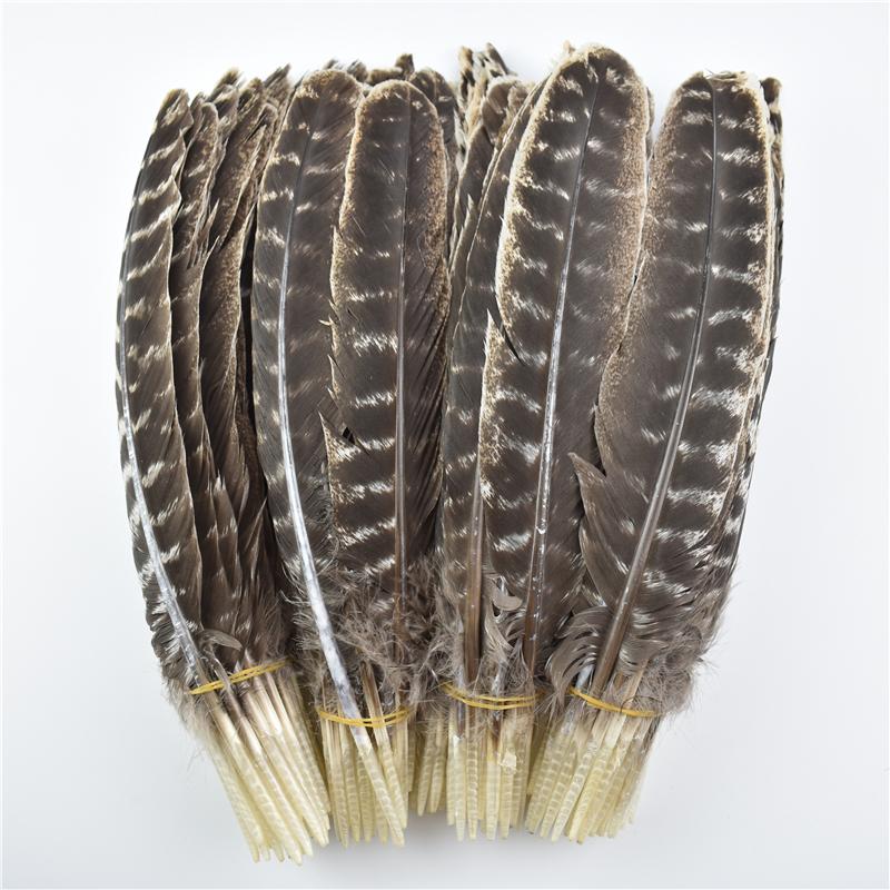 10Pcs/Lot Real Natural Turkey Feather Eagle Bird Feathers For Crafts Birds Plumes Decor Carnaval Accessories Manmade Decorations