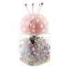 Pearl Head Sewing Quilting Pins 500Pcs with Storage Bottle for Home Tailoring Wedding Flower Decor Crafting