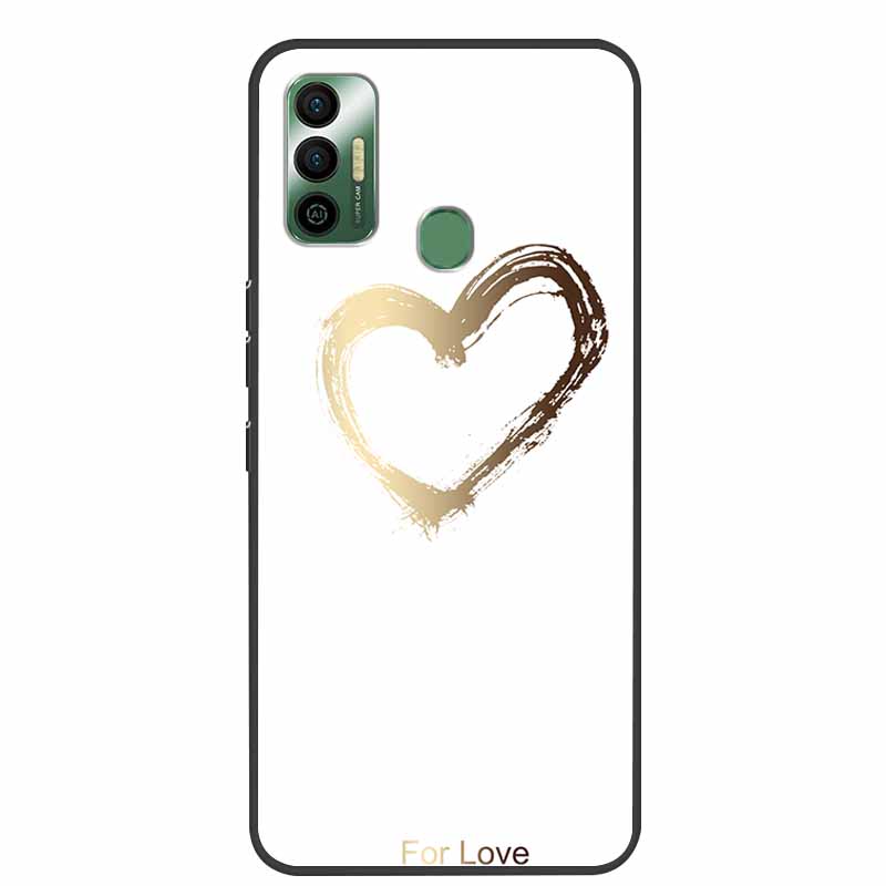 Per Tecno Spark 7 Custodia Lusso Silicone Morbido TPU Cover Custodie per Telefono Per Tecno Spark 7 Pro Spark 7P Spark7 Protettiva KF6 Coque