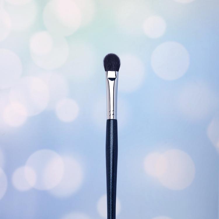 Cangzhou Little Waist Real Wool Makeup Brush Set - Professional Highlight, Eyeshadow, and Eyelash Comb