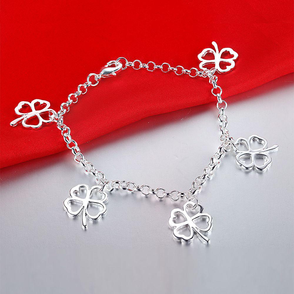 925 Sterling Silver Bracelet Dolphin High Quality Romance Chain For Women Fashion Engagement Party Wedding Jewelry Gift