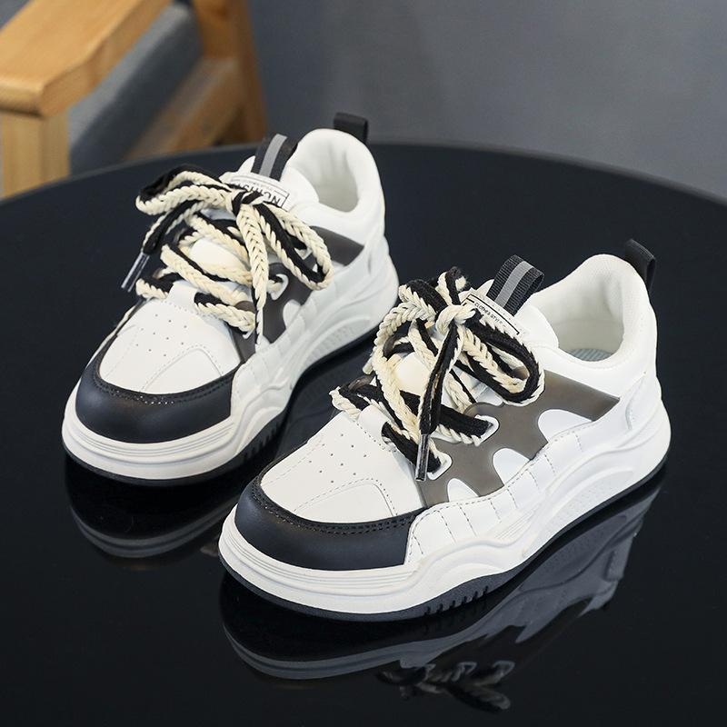 Casual Sports Shoes Girls Shoes Children's Big New Spring and Autumn Autumn Girls 2025 Trendy Shoes Children's Board Shoes