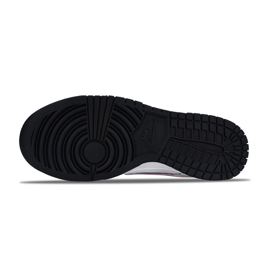 Nike Dunk Black White, Pink Star Story Leather Abrasion Resistant Slip Resistant Low Top Skateboard Shoes Unisex Pink HF5441-100(Team887-)
