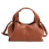 Hot Selling Women's Bags, Cloud Bags, Lychee Patterned Soft PU Handbags, Fashionable and Versatile Solid Color Single Shoulder Crossbody Bags