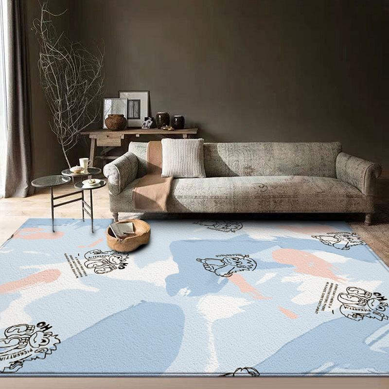 Lemon Leaf Kitchen Rug Planet Feather Velvet Rug For The Living Room Bedroom Decor Carpet Home Kitchen Bath Tapis