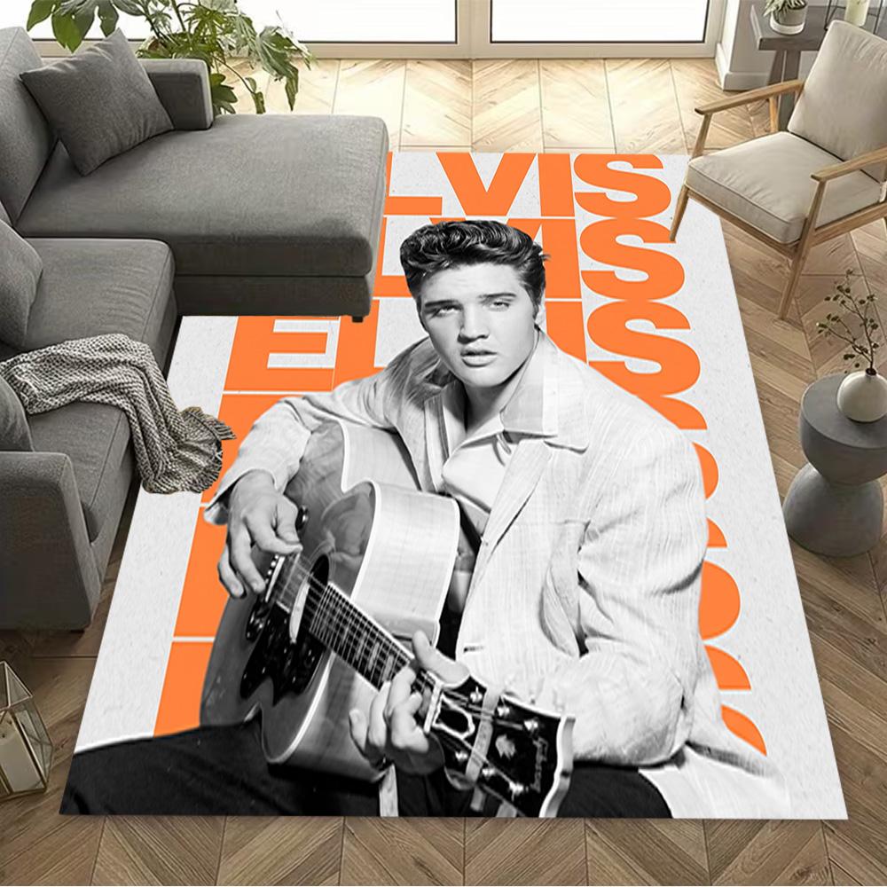 Elvis Presley Performance Floor Mat Design for Bedrooms Outdoor Living Rooms Playrooms Anti-slip Rug Decorate Offices Birthday/Christmas Gift