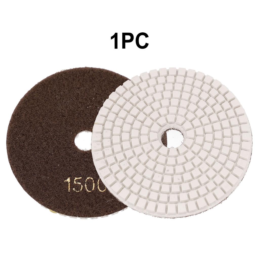 4inch Emery Polishing Pads Wet Dry Granite Concrete Marble Glass Stone Sanding Granite Concrete Abrasive Grinding