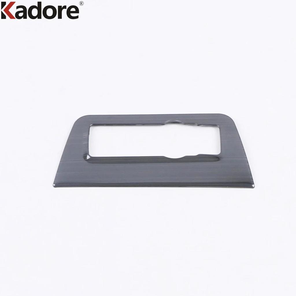 For Ford Kuga Escape -  2024 Carbon Fiber Car Head Light Lamp Switch Button Panel Cover Trim Interior Accessories