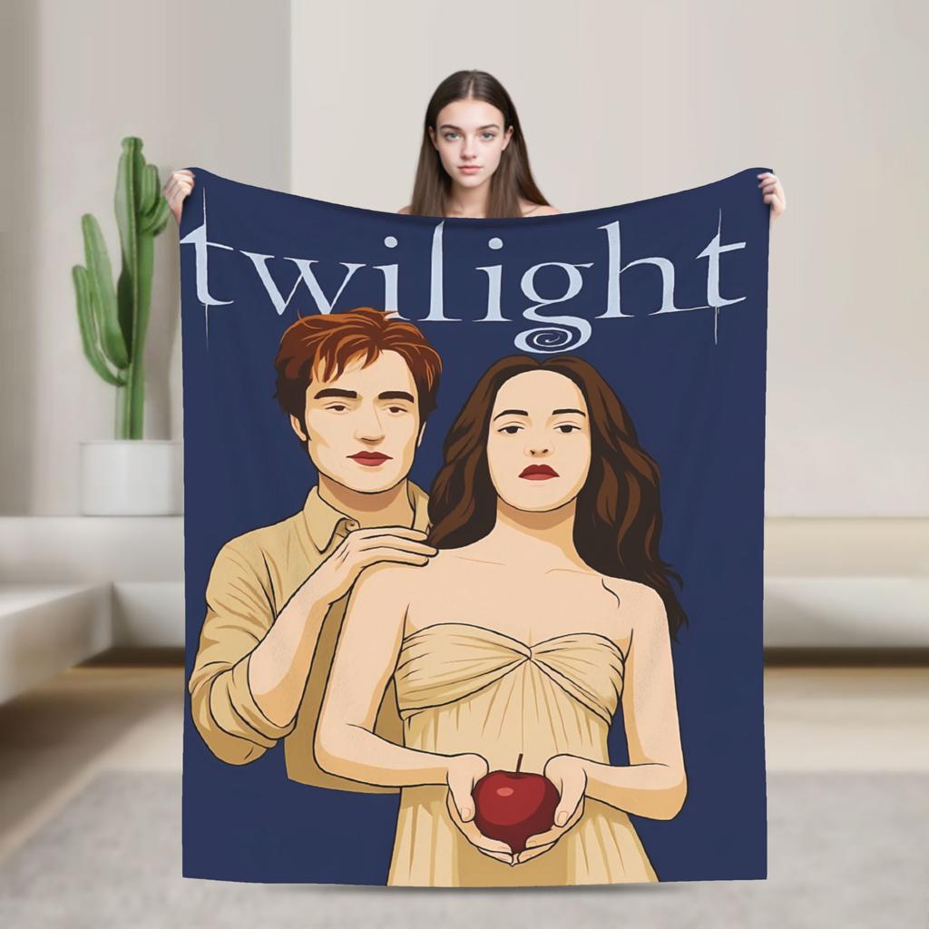 Jacob Die Twilight Saga Decke Qualität Warm Weich Überwurfdecke Winter Mädchen Jungen Sofa Bett Grafischer Bettbezug
