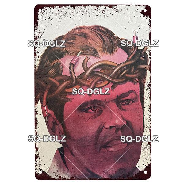 Movie Poster Metal Sign Metal Poster Tin Sign Plaque Metal Vintage Wall Decor for Bar Pub Club Man Cave Metal Signs(20x30cm)