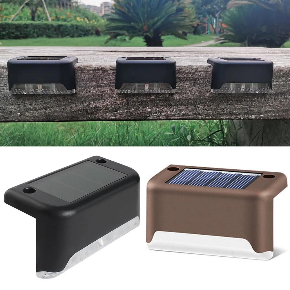 Solar Light Outdoor Stair Wall Step  LED Street  Garden Balcony Decoration Waterproof Stairs Fence Lamp