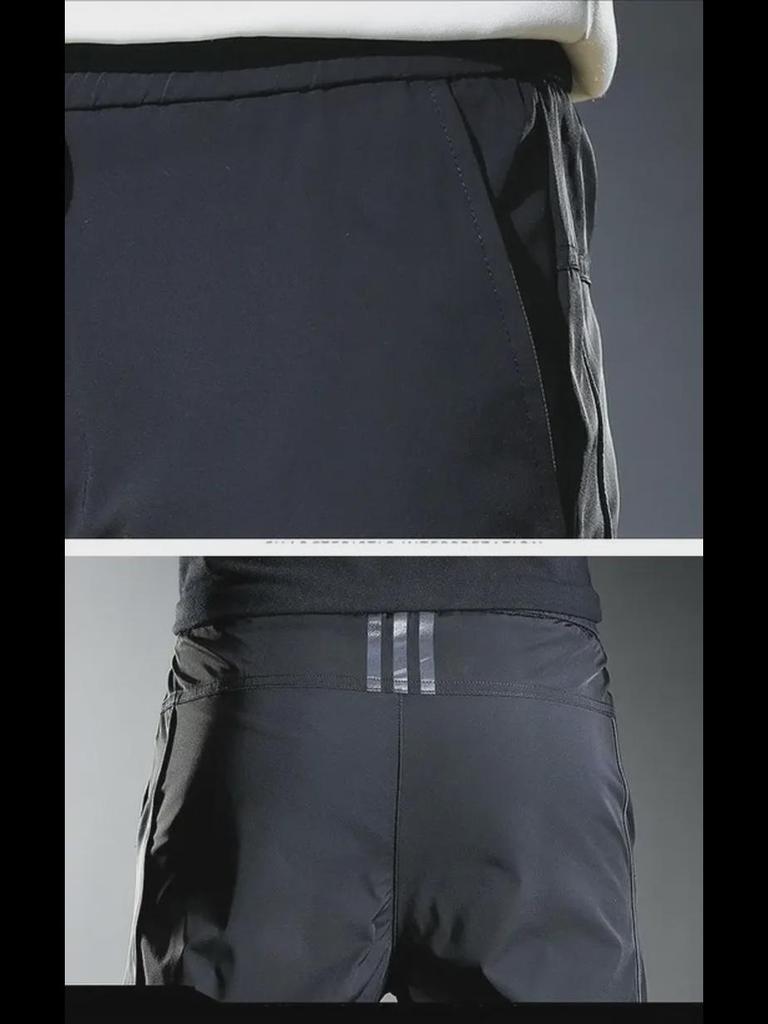 Korean Style Men's Slim Fit Quick-Dry Summer Sports Pants