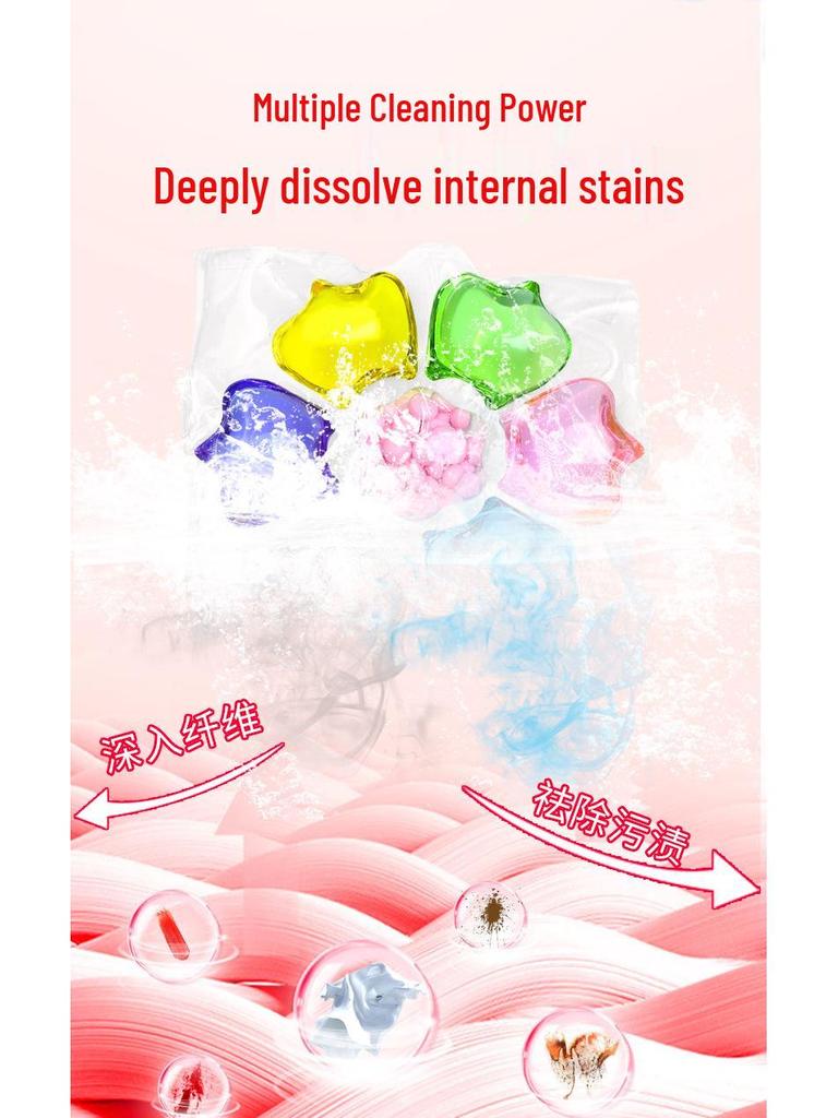 Fan Xiaochun 100-Piece 7-in-1 Laundry Pods with Long-lasting Fragrance