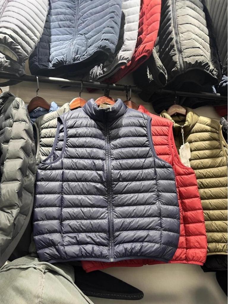 Herren Federleichte Daunenweste – Schlanke, Ärmellose Winterjacke für Väter und Senioren