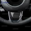 Carbon Fiber Steering Wheel Cover for Fiat 500/500C 2016 2017 2018 2019 2020 2021 2022 2023 2024