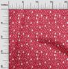 oneOone Cotton Flex Blue Fabric Snowflake,Star & Tree Dress Material Fabric Print Fabric By The Yard 40 Inch